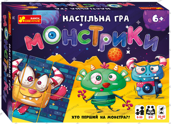5838У Настольная игра Монстрики 12120077У – фото, отзывы ...