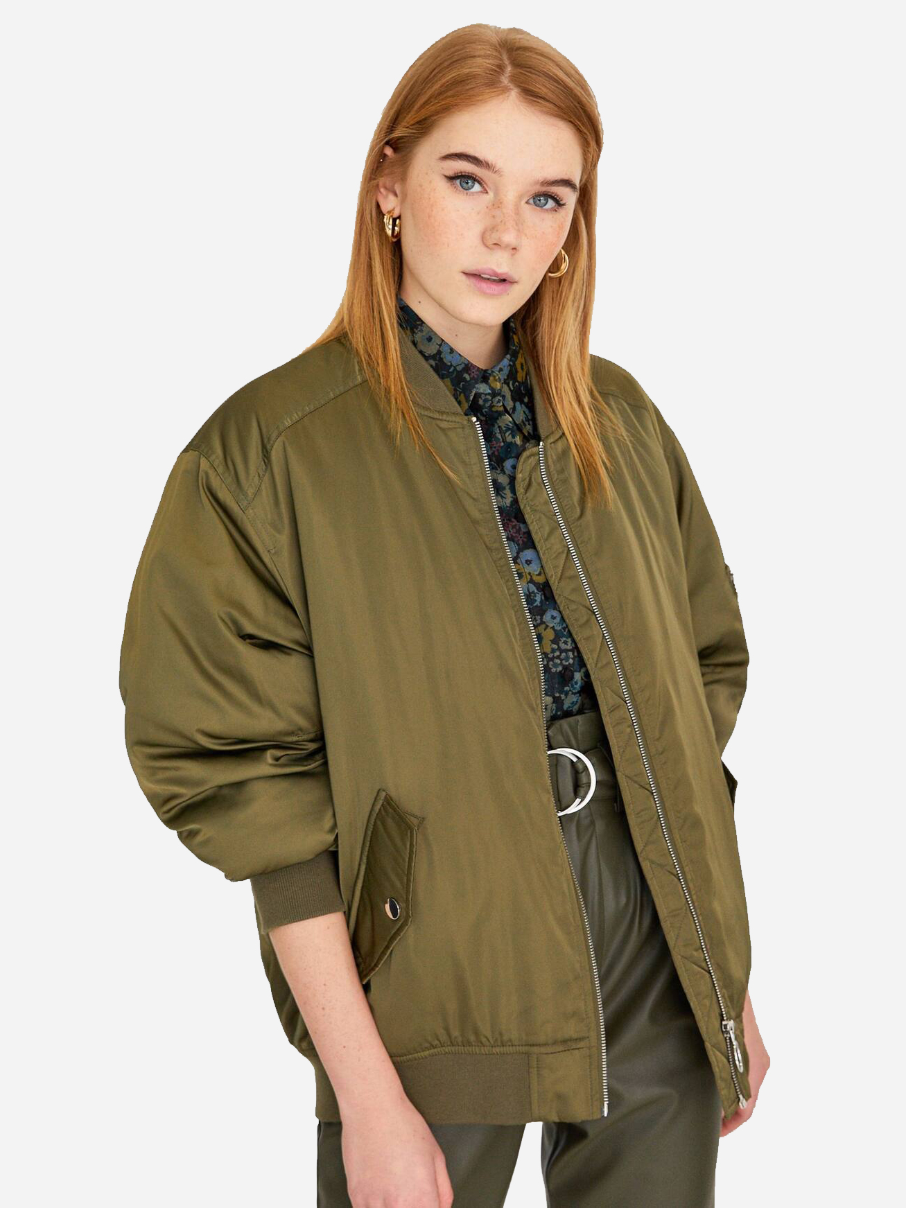 

Бомбер Stradivarius 5717/364/550 M Хаки