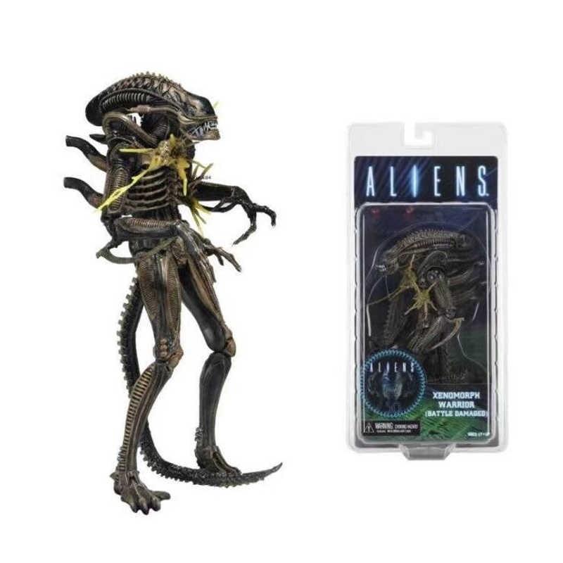 

Игровая коллекционная Фигурка Чужой Ксеноморф Воин, высота 22 см - Aliens Xenomorph Warrior Battle Damaged Neca