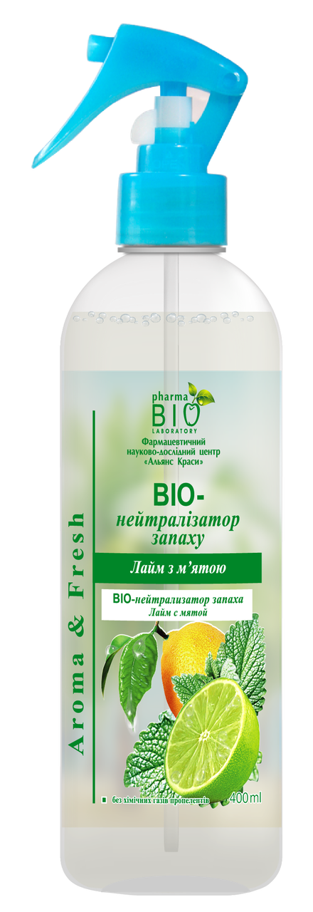 BIO-нейтрализатор запаха Pharma Bio Laboratory Лайм с мятой 400 мл ...