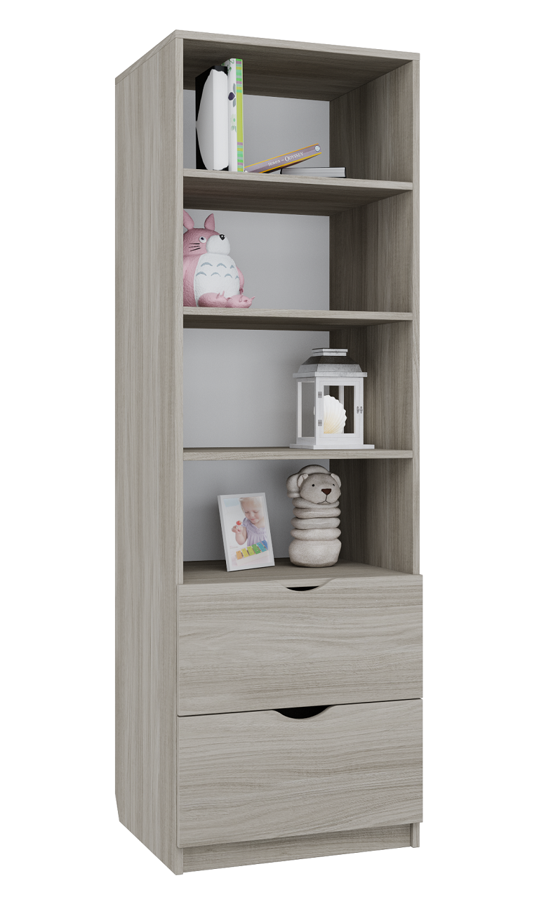 

Шкаф для документов и книг MebelLoft 60х50х186 см Светлое дерево 15-1001-03