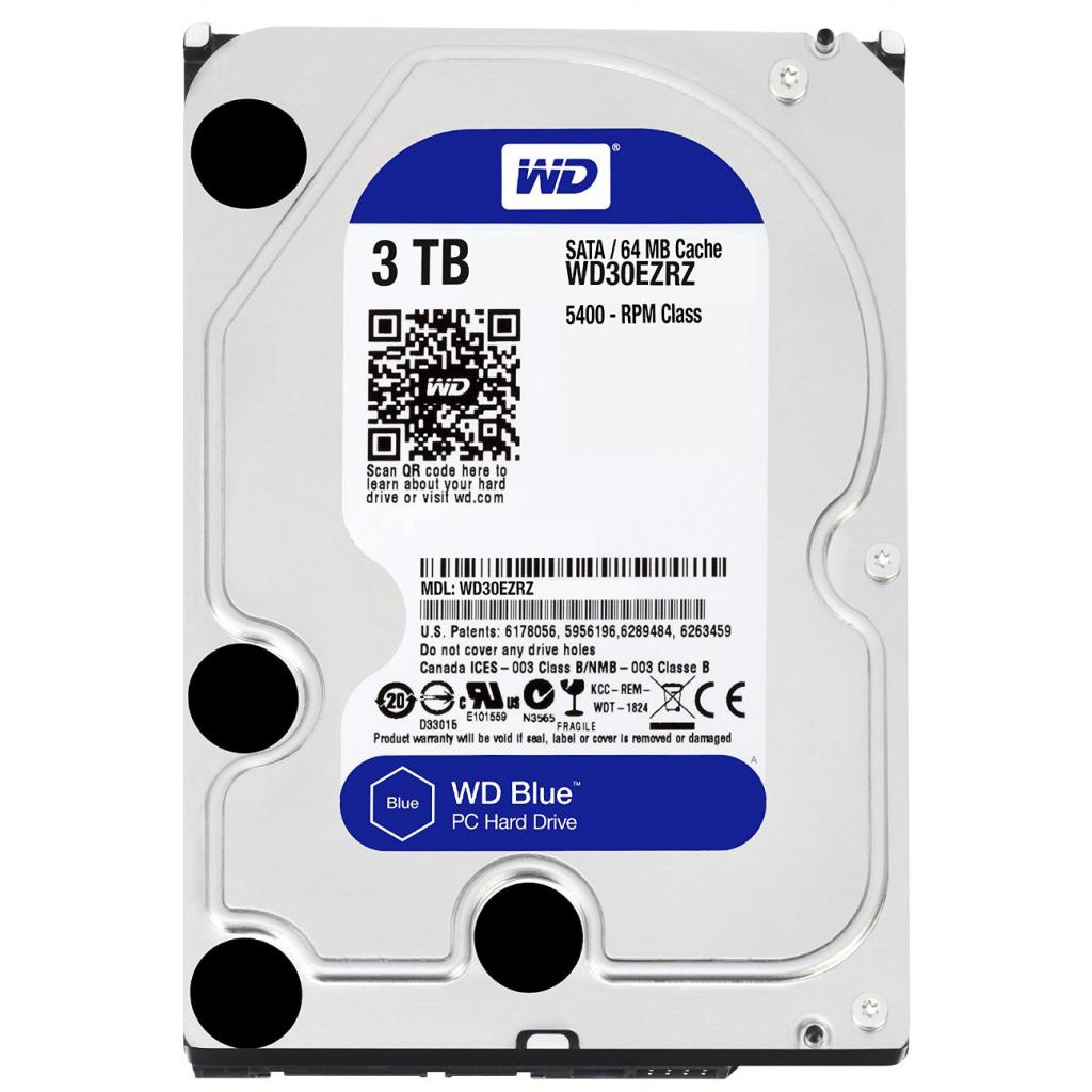 

Жесткий диск WD 3.5 SATA 3.0 3TB 5400rpm 64Mb Blue WD30EZRZ