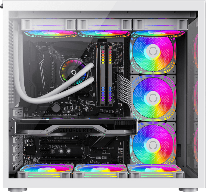 Gabinete Gamemax White Infinit M908w Rgb em Promoção na Americanas