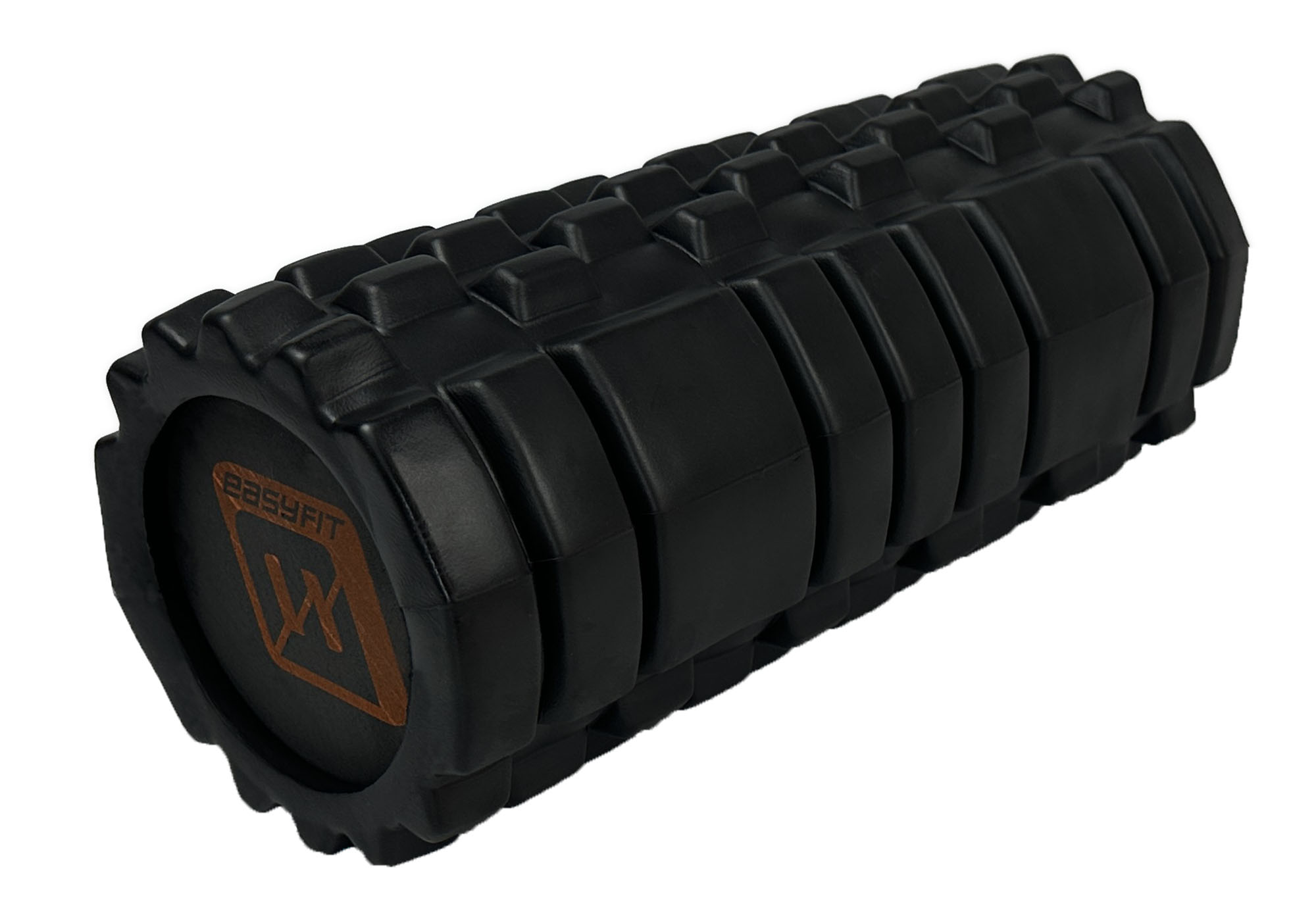 Ролик (валик) для йоги масажний Solid Roller чорний для масажу всього ...