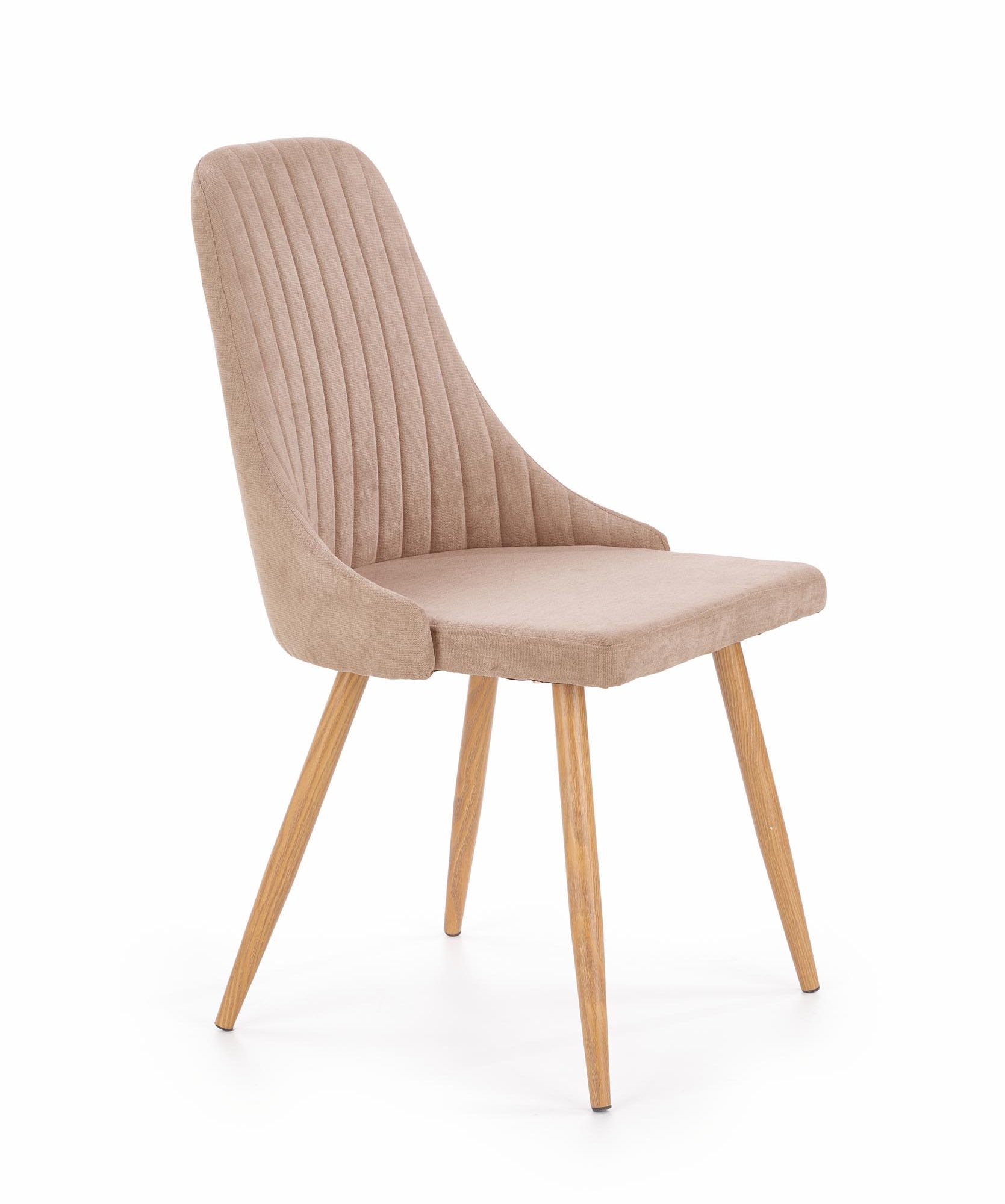 

Стул для кухни, кафе, бара, ресторана K285 сталь бежевый/ткань бежевый Halmar Польша