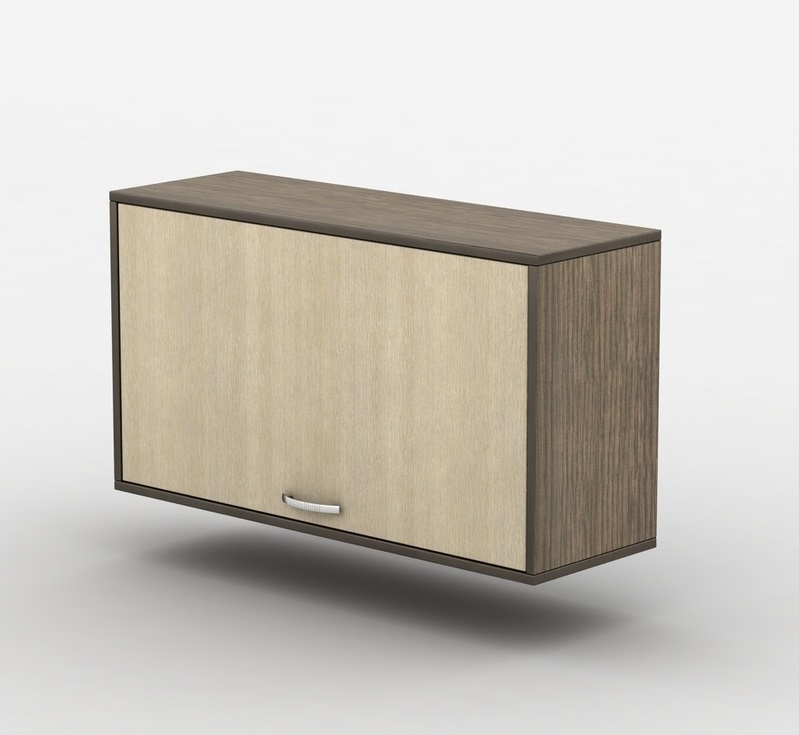 

Полка навесная в гостиную, спальню из ДСП Кромка ПВХ ПН-06 АКМ Тиса Мебель Венге/Дуб молочный