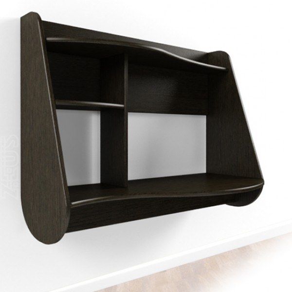 

Стол компьютерный навесной из ЛДСП Comfy Home AirTable Drop Zeus венге