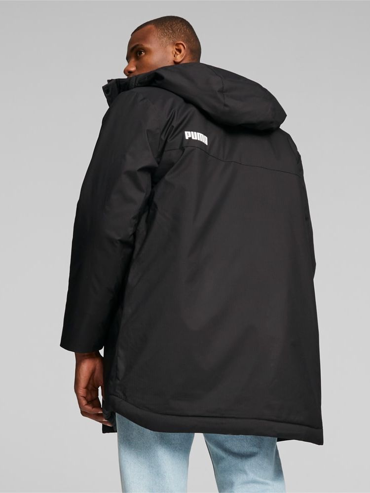 Puma packable hooded outlet jacket in black 85162101