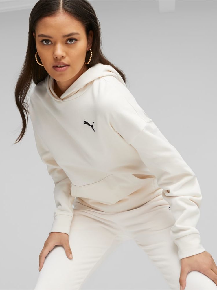 Акція на Худі тепле жіноче Puma Better Essentials Hoodie FL 67680499 XS Alpine Snow від Rozetka