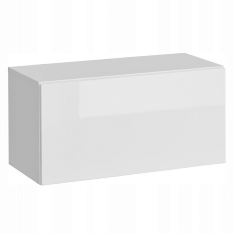 

Шкафчик навесной в гостиную из ДСП Blox SW21 ASM Meble Белый матовый