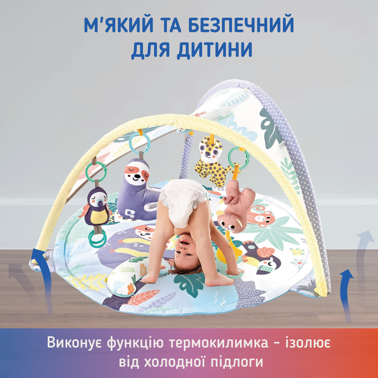 Как выбрать развивающий коврик для малыша? - статья из серии «Выбираем игрушку»
