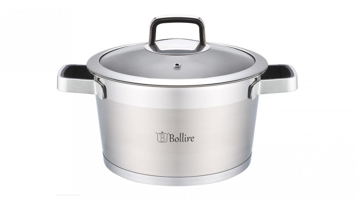 

Кастрюля с крышкой 3,1л 2011,5 Bollire BR-2103