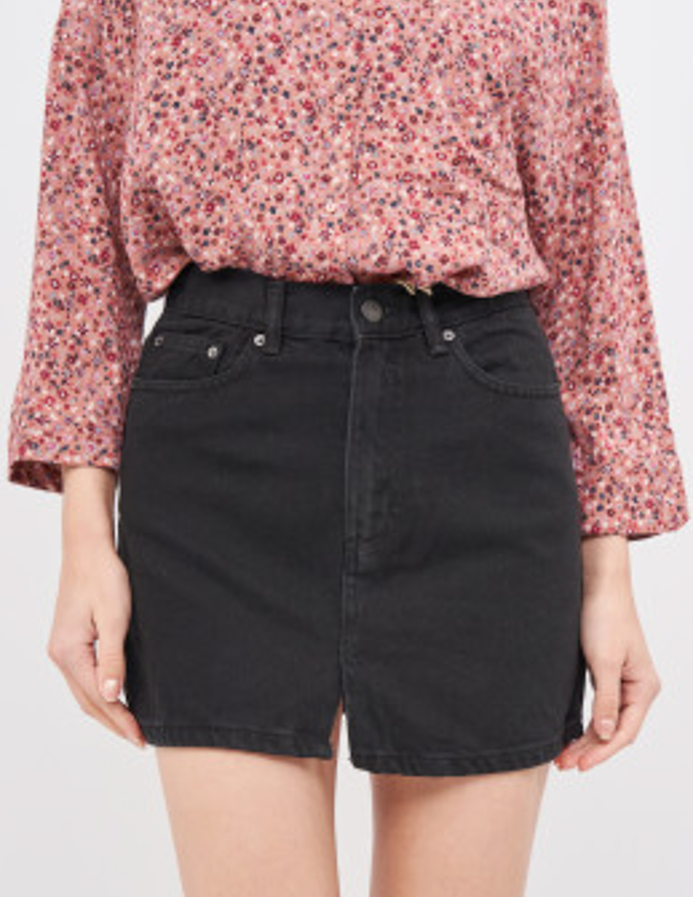 

Юбка PULL & BEAR Ж1046225 (9398/343/800) цвет черный L