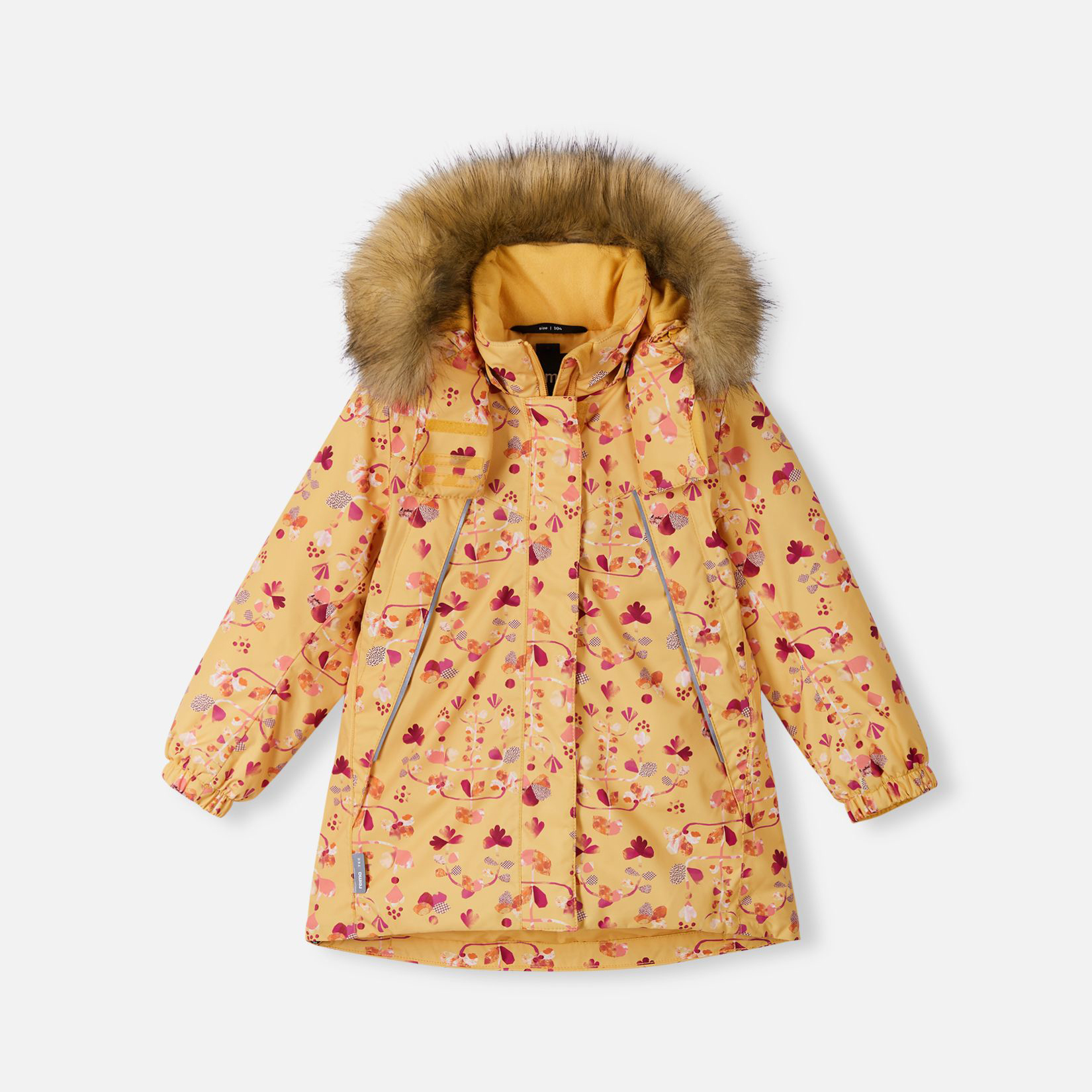 Акція на Дитяча зимова термо куртка для дівчинки Reima Muhvi 5100118A-2651 122 см від Rozetka