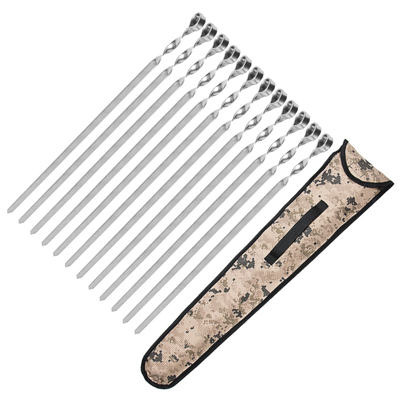 

Набор шампуров с Чехлом 12 шт 690/10/3 нержавейка EcoGrill