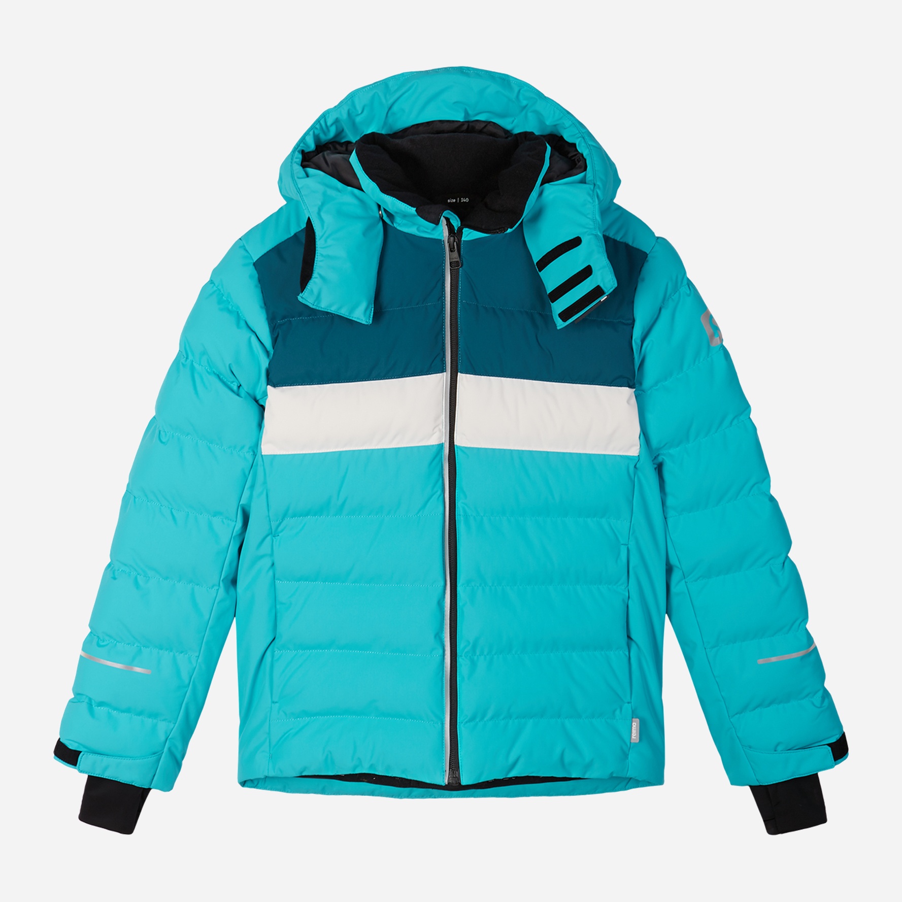 Акція на Дитяча зимова термо куртка для хлопчика Reima Kierinki 531555-7330 122 см від Rozetka