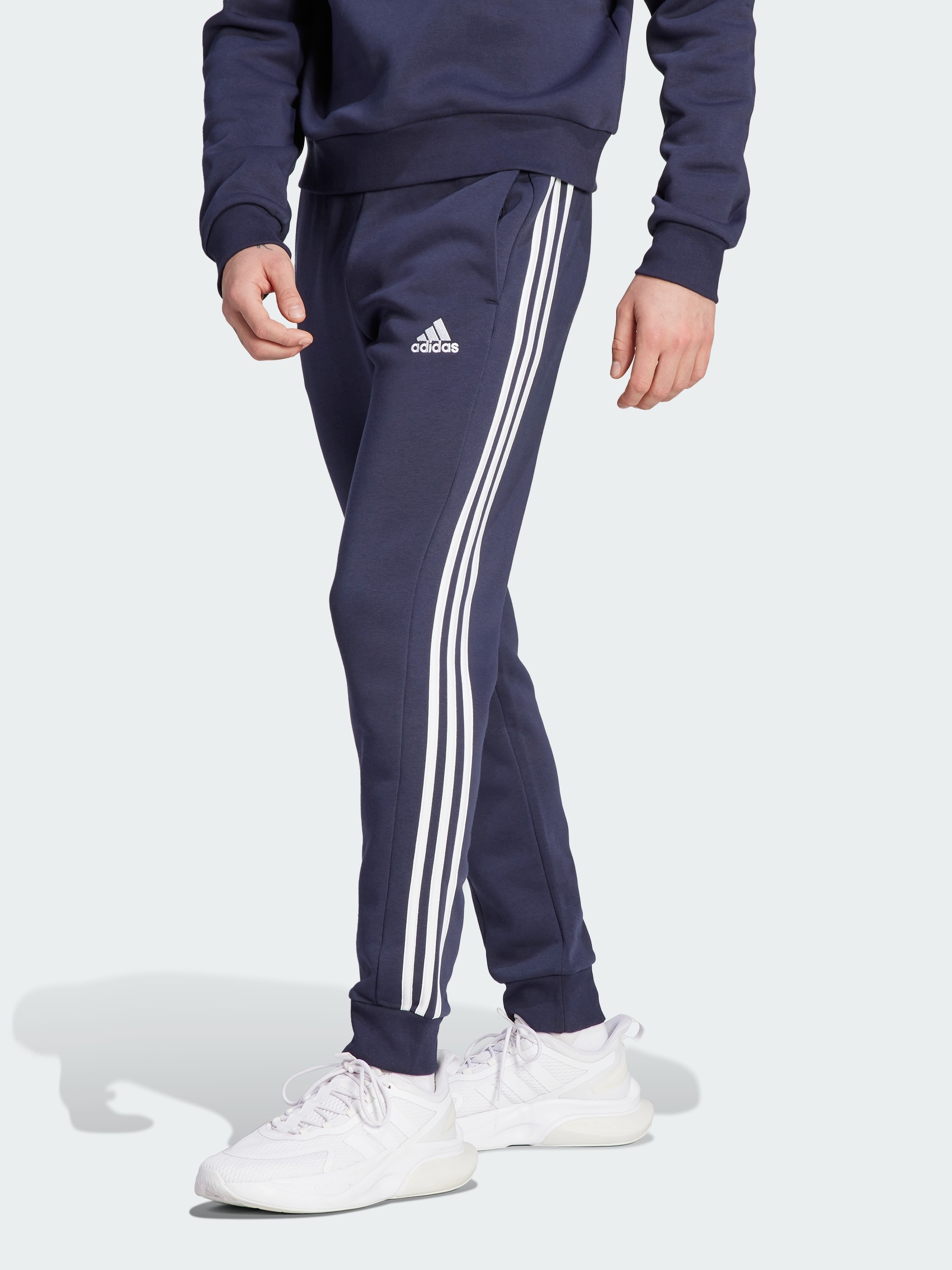 Акція на Спортивні штани утеплені чоловічі Adidas M 3S Fl Tc Pt IJ6493 L Legend Ink від Rozetka