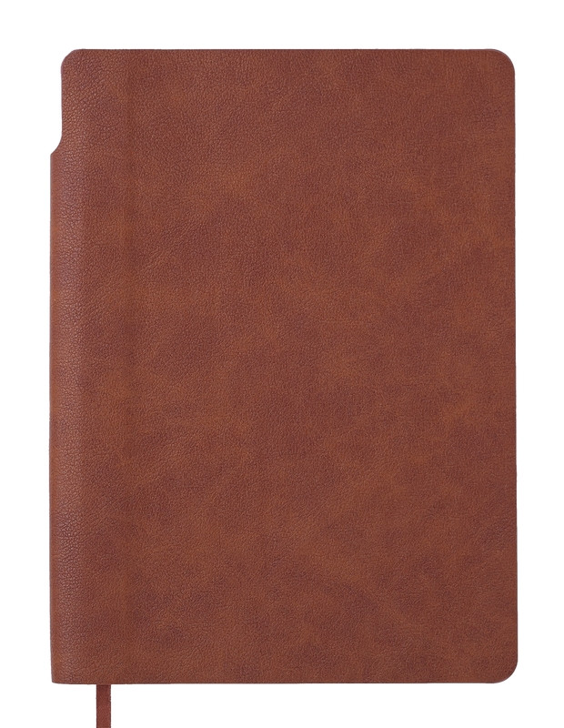 

Записная книга блокнот Buromax FRESH A5 96 л клетка иск.кожа коричневый (BM.295111-25)