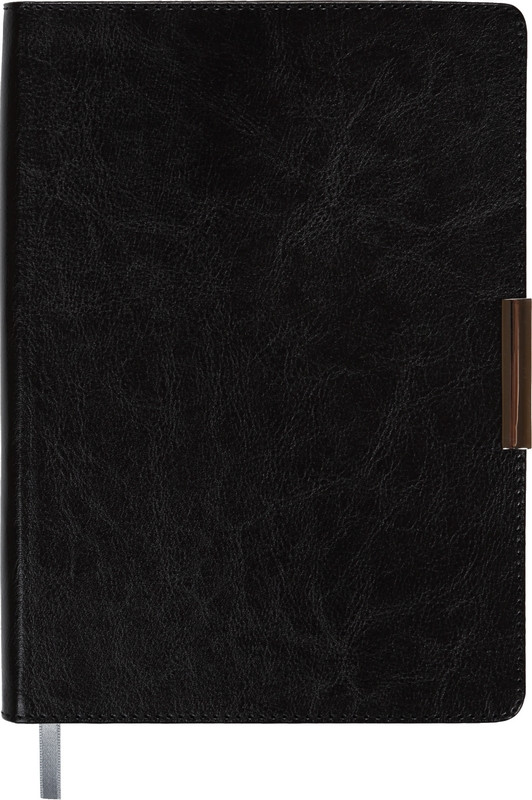 

Ежедневник недатированный Buromax SALERNO A5 черный 288 стр (BM.2026-01)