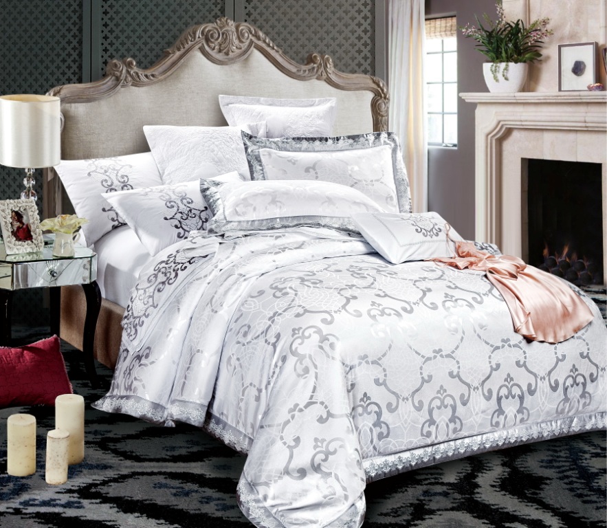 

Комплект постельного белья Bella Villa Сатин с кружевом 2х160x220+5 Белый (J-0058 Fm)