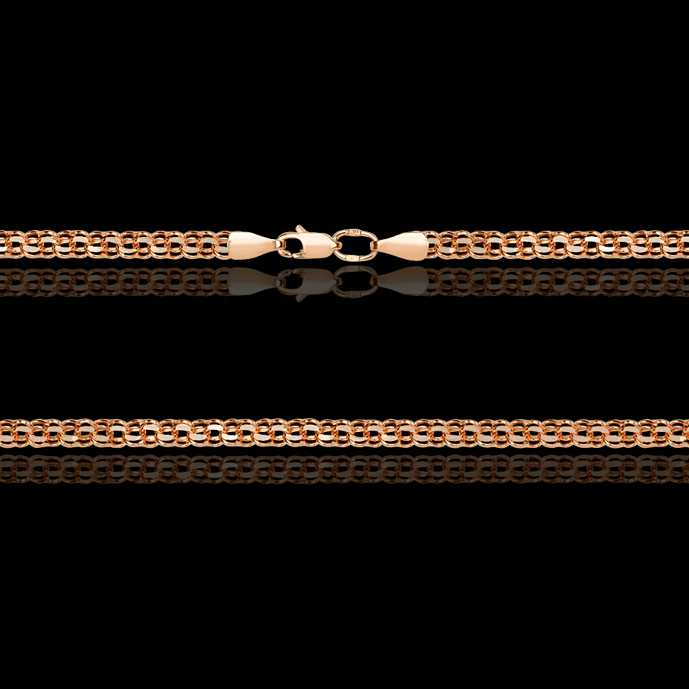 

Цепочка золотая, Золото 585°, Ланцюг золотий "Бісмарк" арт.14604; довжина 50см; ширина 5,3мм; вага 11,27г