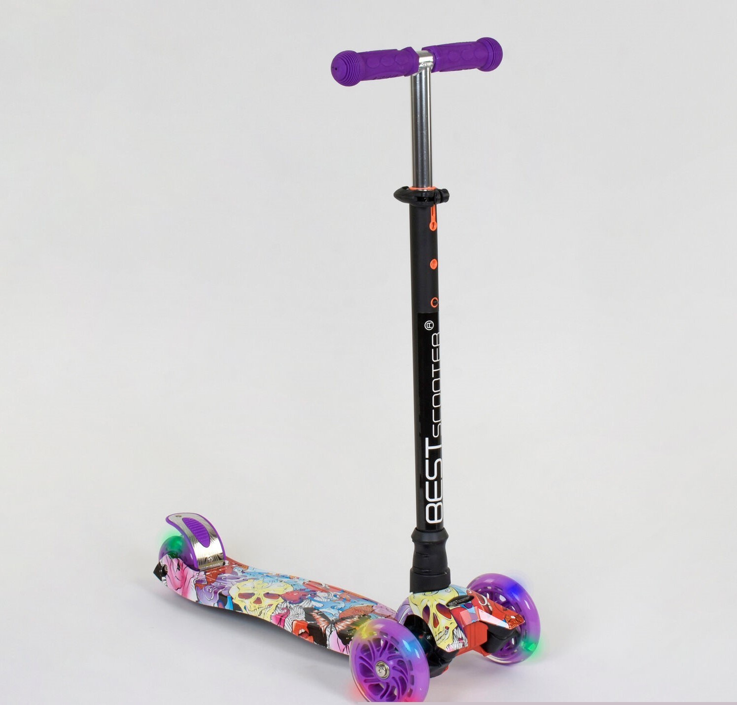 

Трехколесный детский самокат Best Scooter Maxi (2,5 - 8 лет) Violet