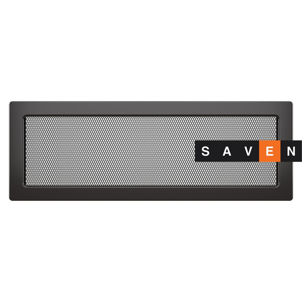 

Вентиляционная решетка для камина SAVEN 17х49 графитовая