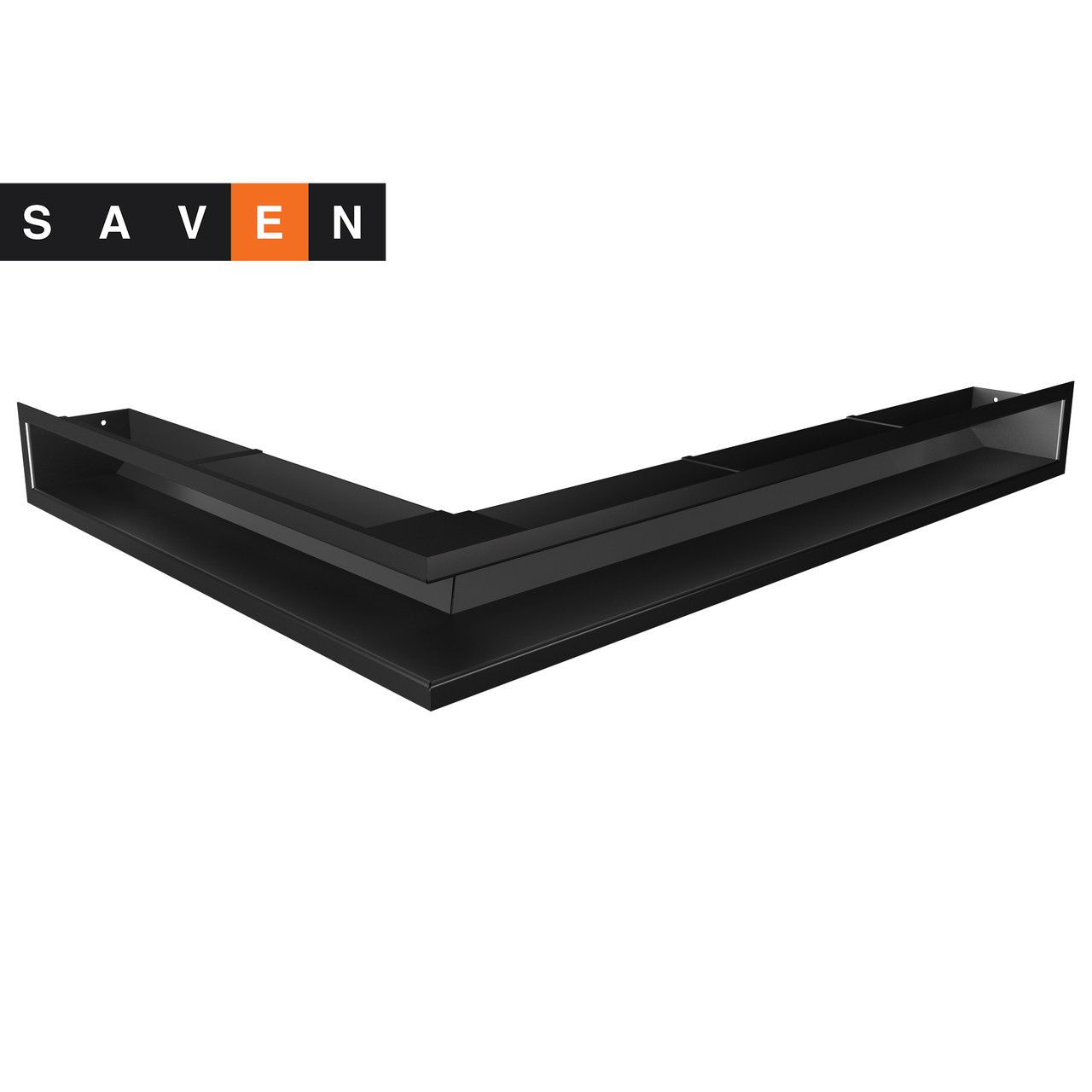 

Вентиляционная решетка для камина угловая правая SAVEN Loft Angle 90х800х600 черная
