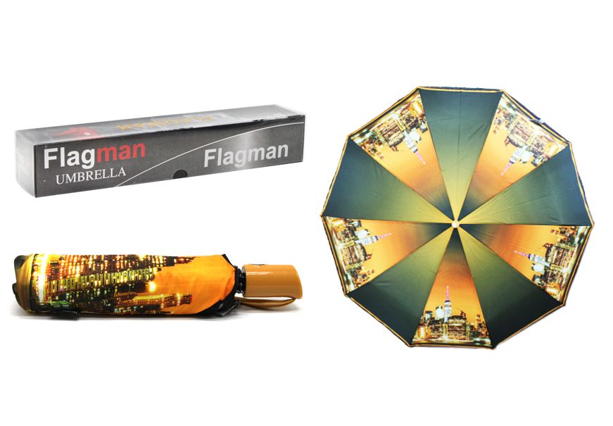 

Зонтик складной Flagman Нью-Йорк (00510/0)