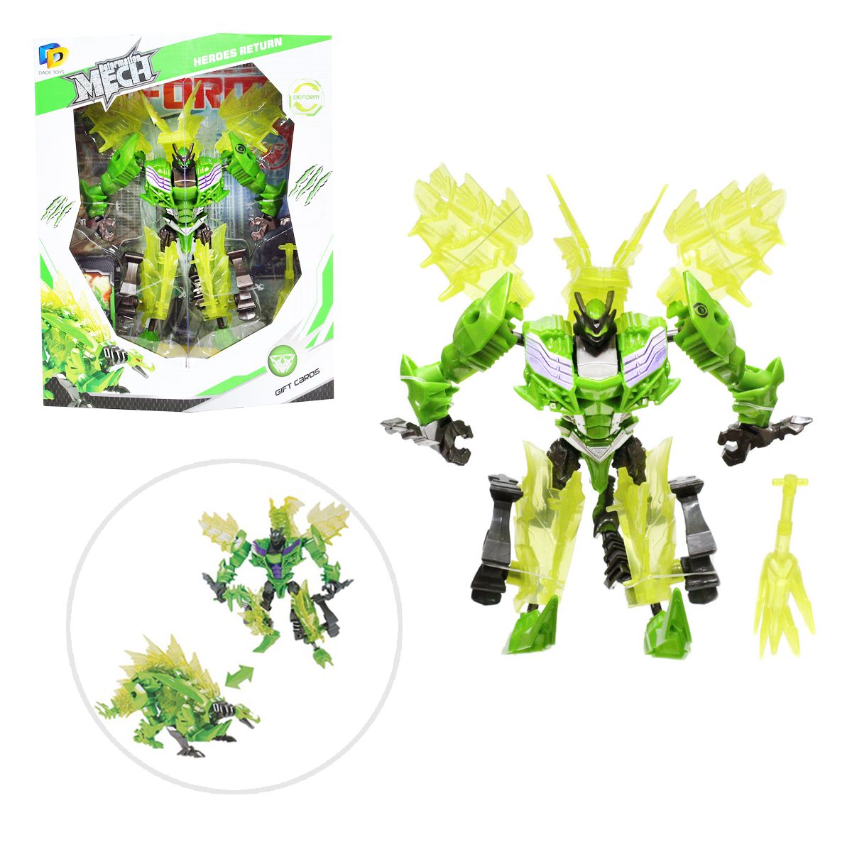 

Трансформер робот Deformation Mech Спинозавр Dade Toys (D622-E279) (147766)