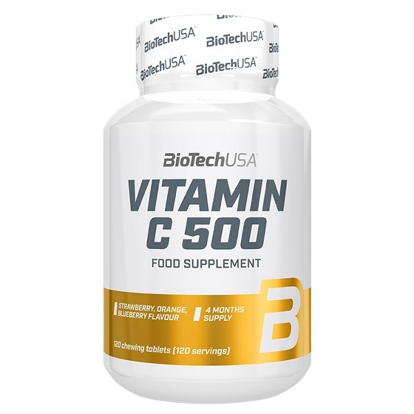 

Витамины BioTechUSA Vitamin C 500 120 таблеток