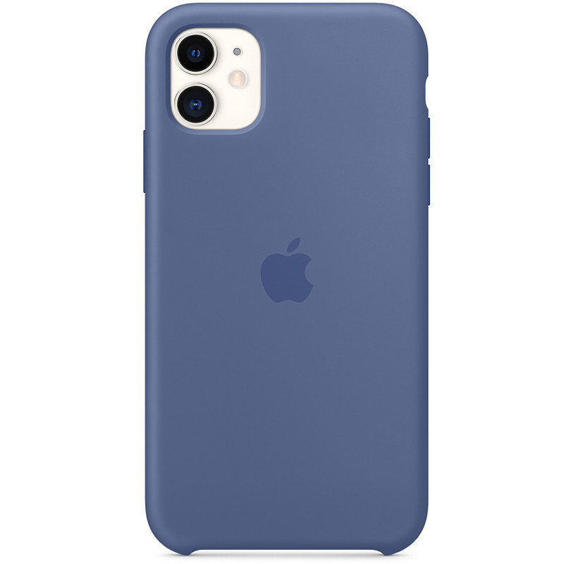 

Чехол Silicone Case (AAA) для Apple iPhone 11 (6.1") Синий/Linen Blue