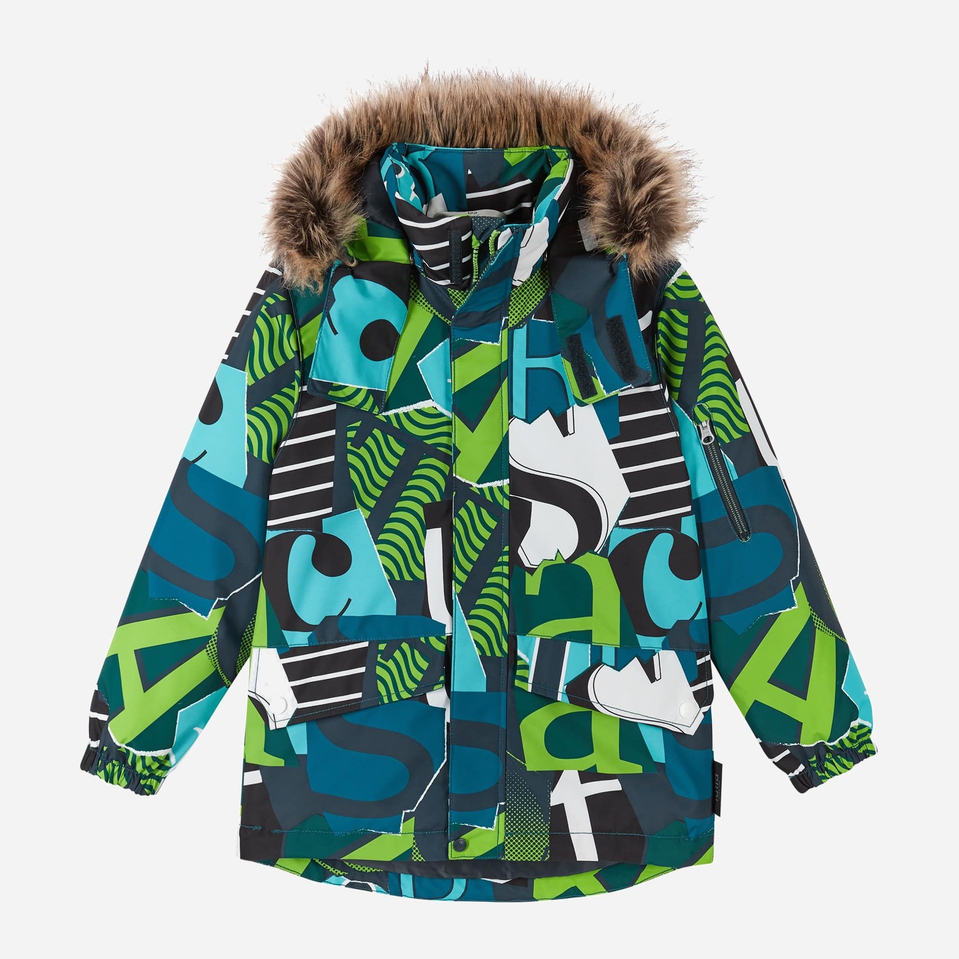 Акція на Дитяча зимова термо куртка для хлопчика Tutta by Reima Severi 6100011A-8411 110 см від Rozetka