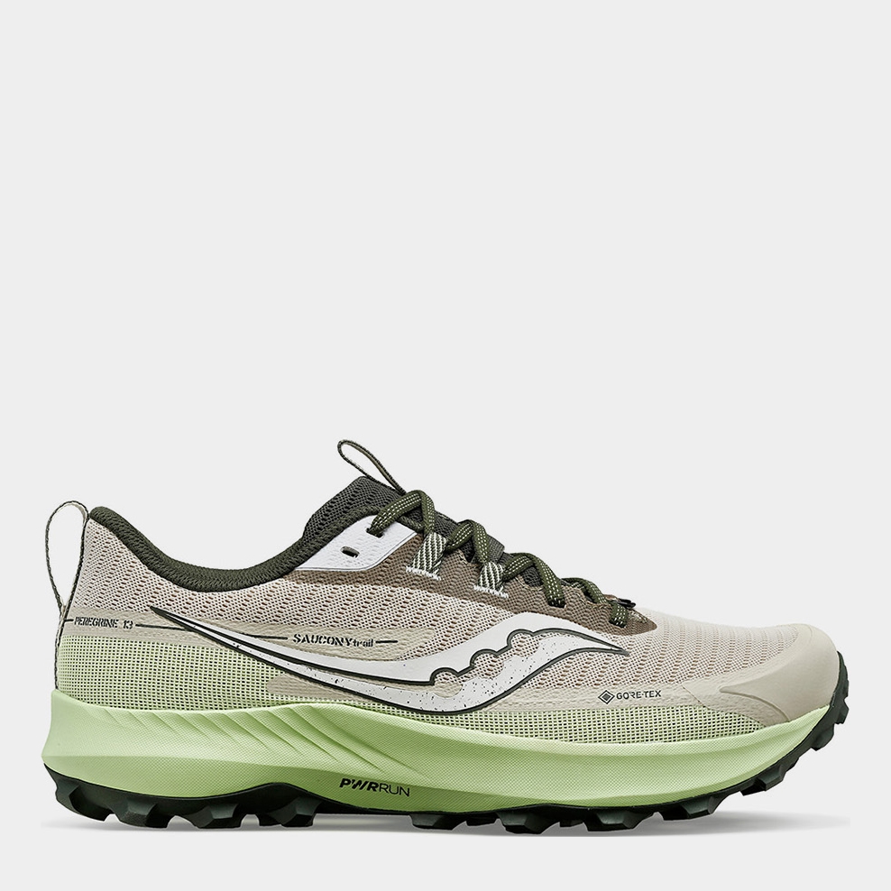 Акція на Чоловічі кросівки для бігу з Gore-Tex Saucony Peregrine 13 Gtx 20841-30s 42.5 (9US) 27 см Dust/Umbra від Rozetka