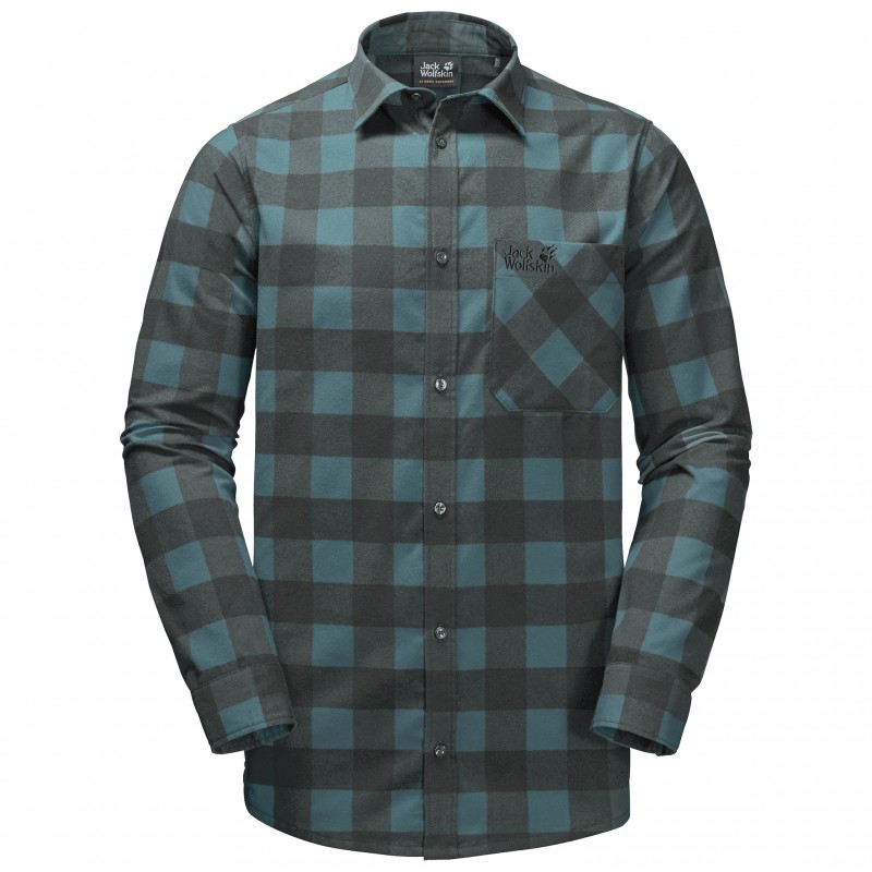 

Рубашка с длинным рукавом RED RIVER SHIRT Jack Wolfskin 1402551-7637 XXL Синий