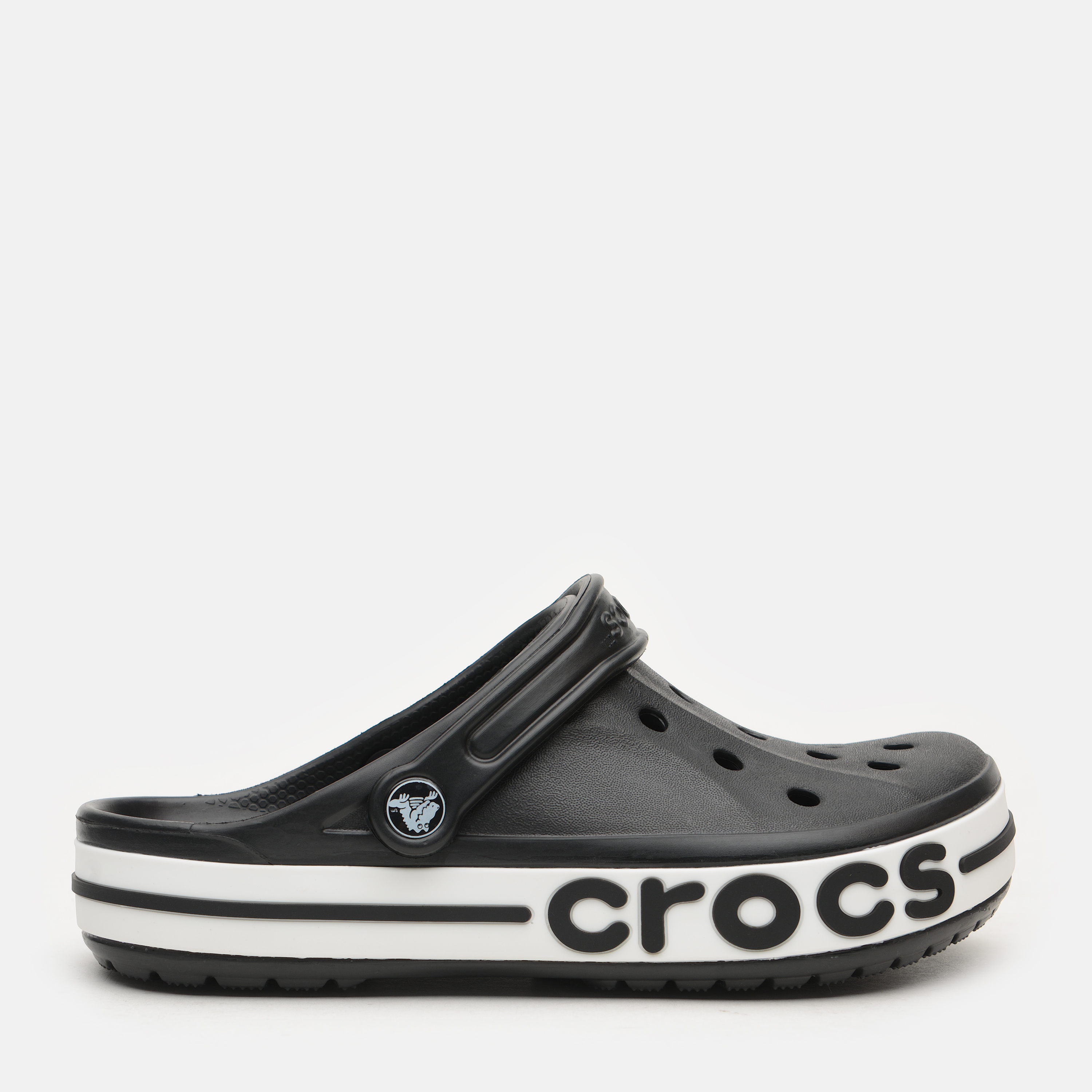 Акція на Жіночі крокси Crocs Bayaband Clog 205089-066 38-39 (M6/W8) 24 см Black/White від Rozetka