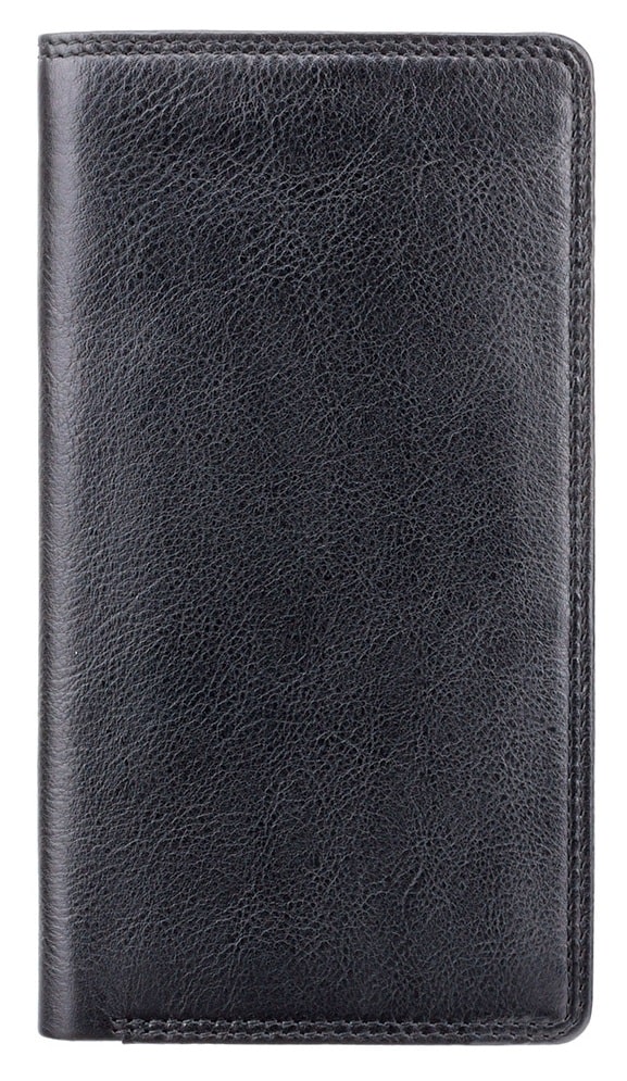 

Чёрный кожаный портмоне мужской HT12 BLK Big Ben c RFID
