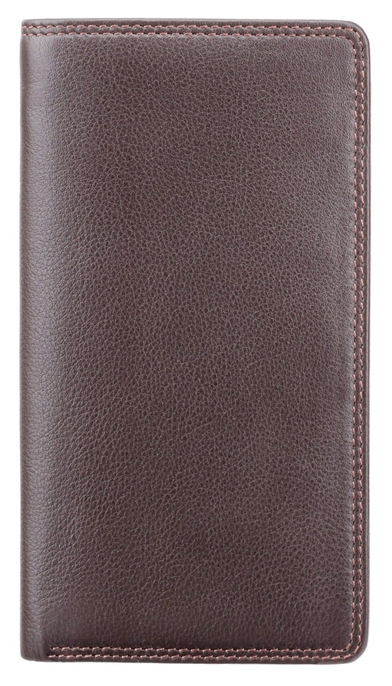 

Коричневый кошелек мужской Visconti HT12 CHOC Big Ben c RFID