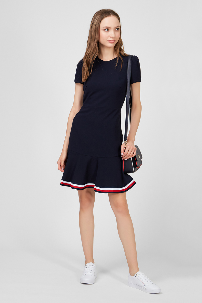 

Женское темно-синее платье SKATER Tommy Hilfiger 32 WW0WW28172
