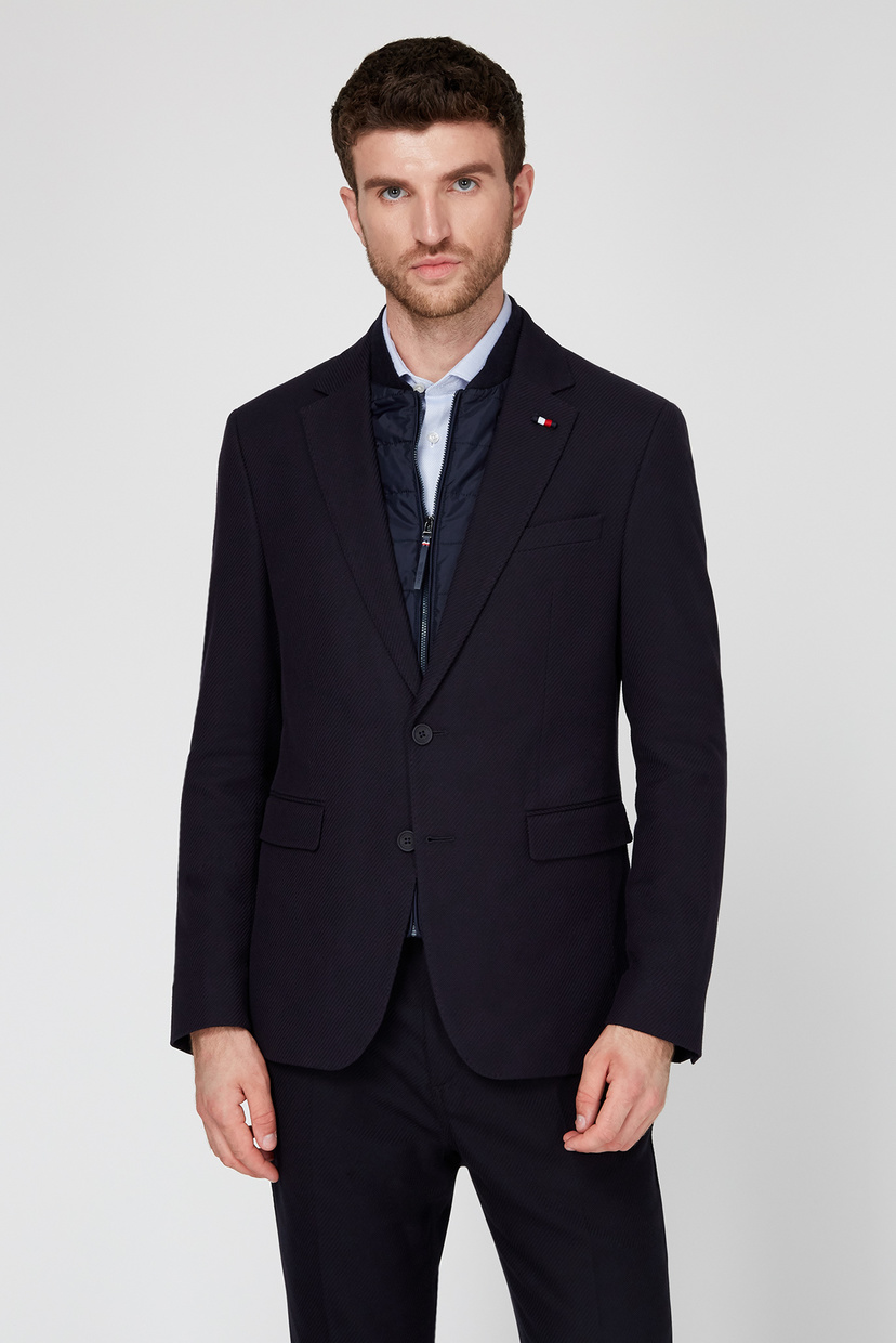 

Мужской темно-синий пиджак STRUCTURE BIB SLIM FIT Tommy Hilfiger 50 TT0TT07470
