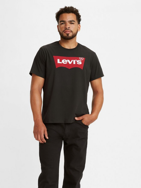 Акція на Футболка Levi's 25451788 M Чорна від Rozetka