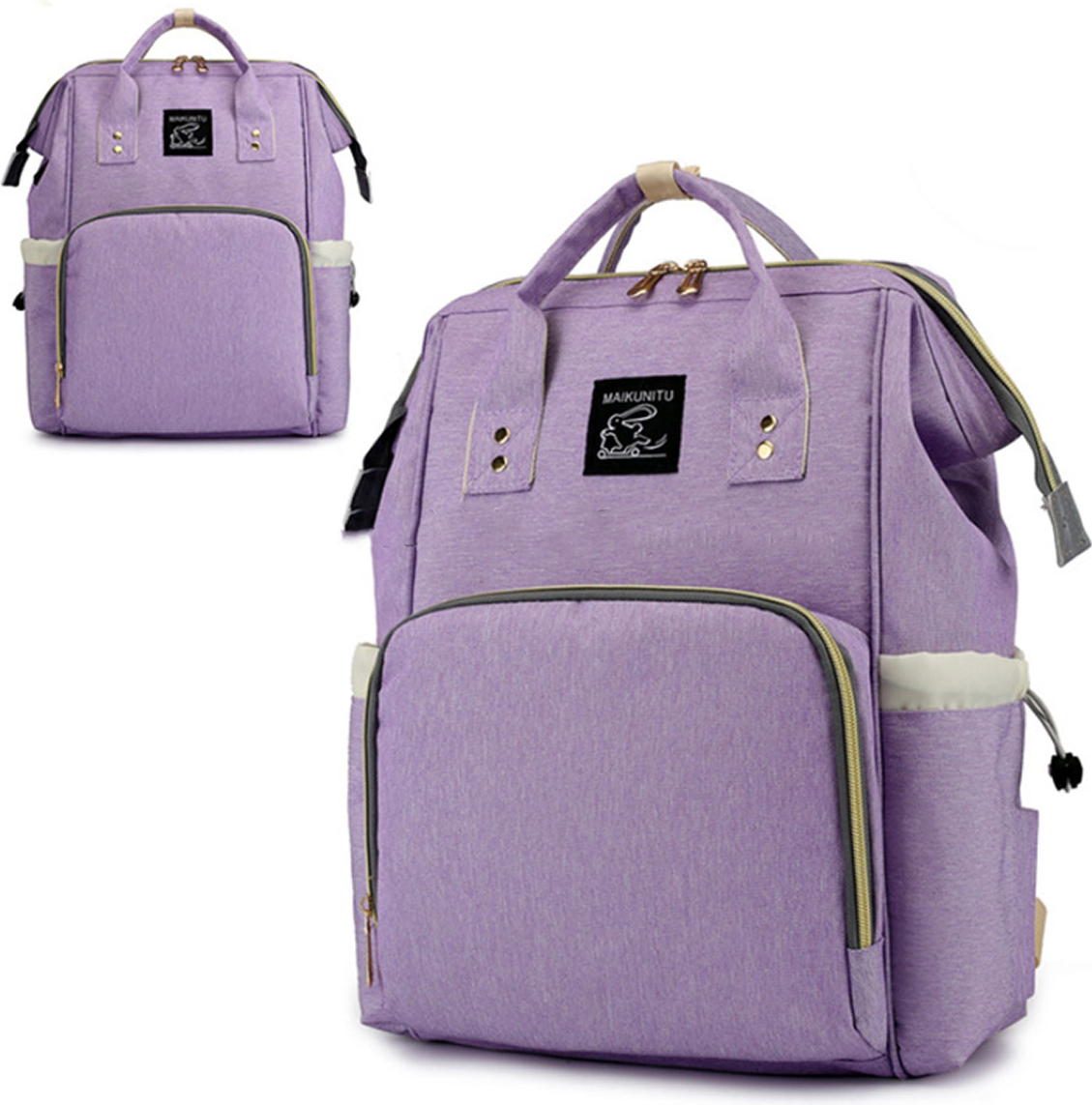 

Сумка рюкзак для мам Maikunitu Mummy Bag Purple (FKT-3002-11489)