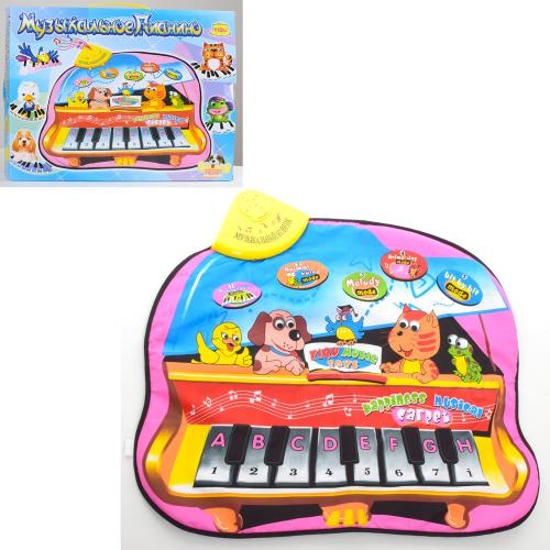 

Коврик игровой YQ2957 68-60см, пианино, муз,звук, свет, на бат-ке.
