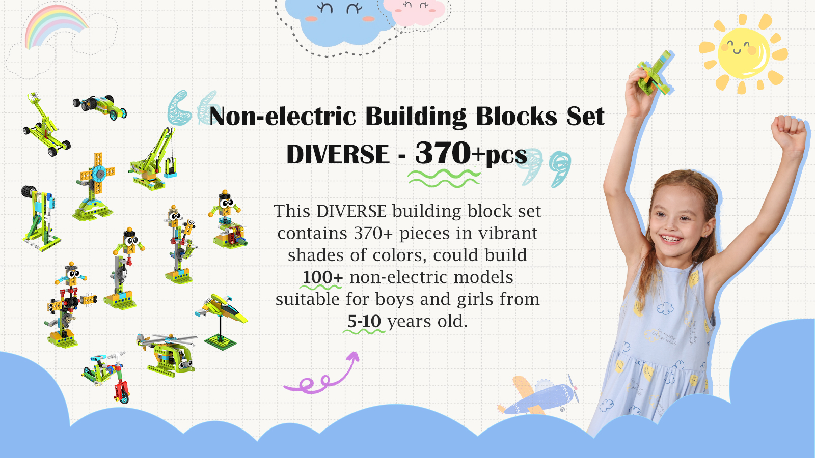 Electric building hot sale blocks