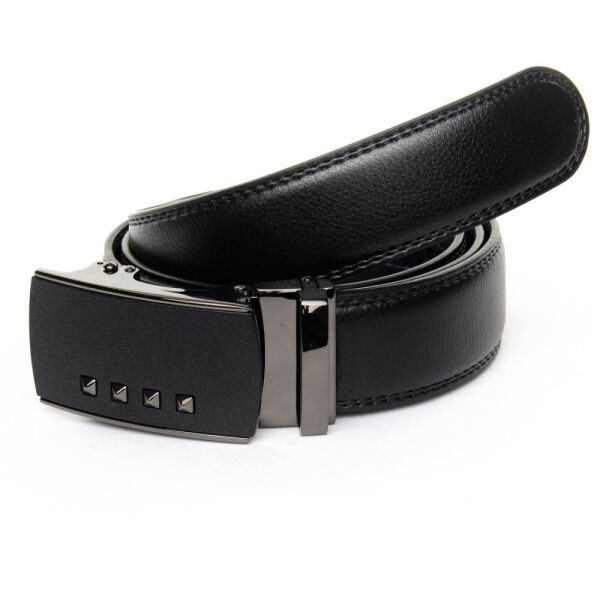 

Кожаный мужской ремень автомат Z5-DM-6468-1 black 120 см.