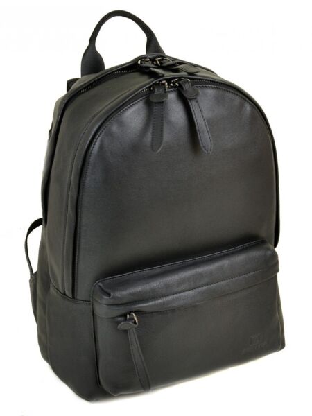 

Мужской кожаный рюкзак BRETTON Be 2004-1 black