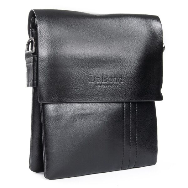 

Мужская сумка через плечо из кожзама DR. BOND GL 305-2 black