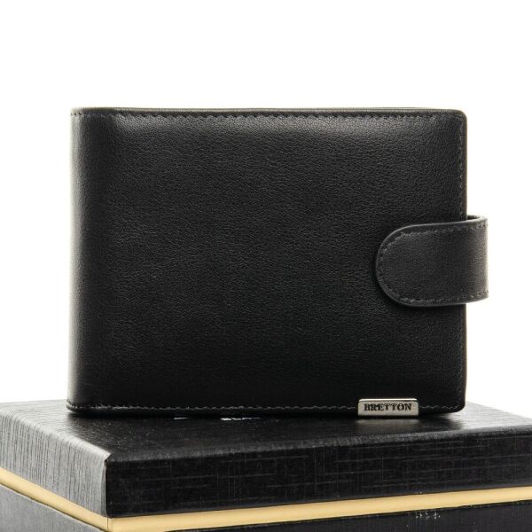 

Мужской кожаный кошелек BRETTON M3451 black