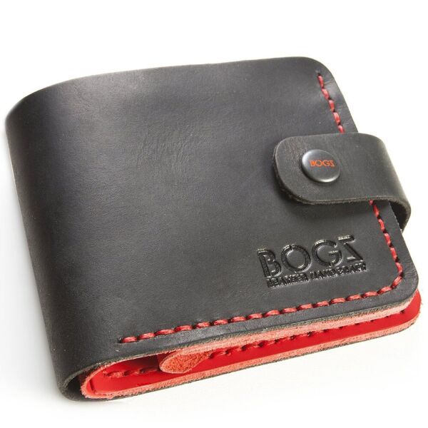 

Кожаный мужской черный кошелёк BOGZ p3m5m27s1
