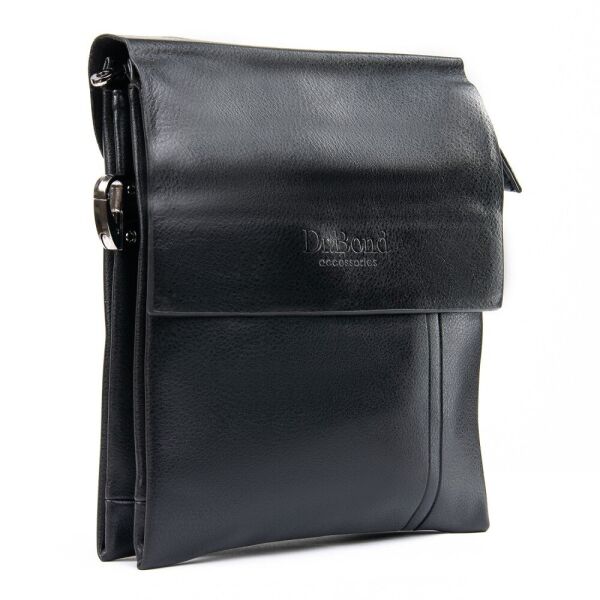 

Мужская сумка через плечо из кожзама DR. BOND GL 210-2 black